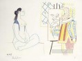The Artist and His Model II 1958 Pablo Picasso